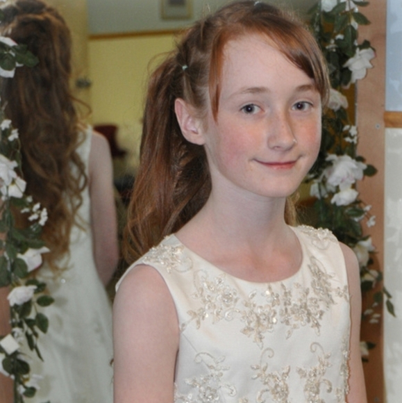 Confirmation or Jr  bridesmaid dress sz 10 - Picture 3 of 9